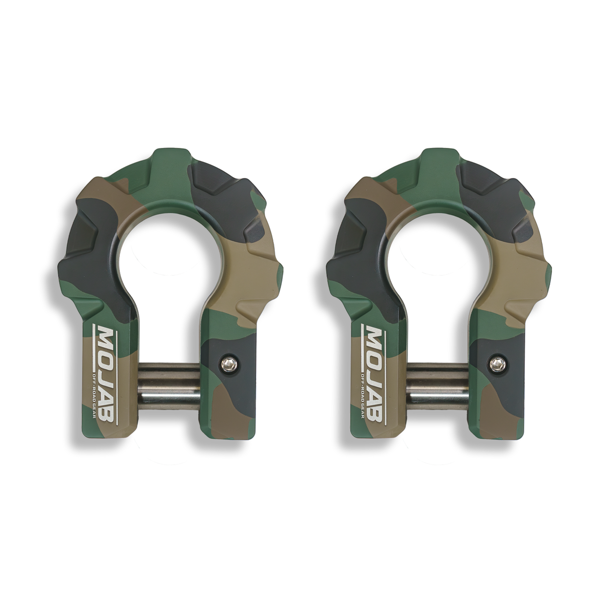 MOJAB | 3/4'' Extreme duty Aluminum D-Shackle set (9T)-Ceramic coated.