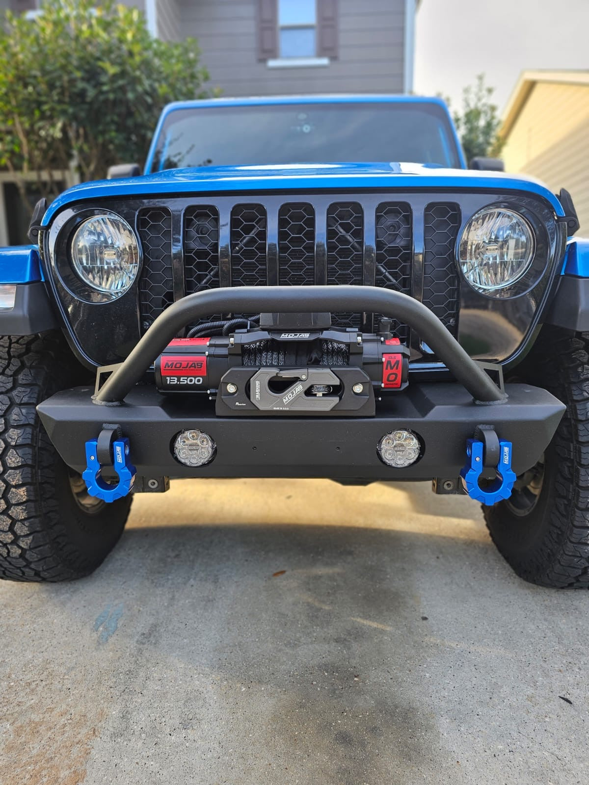 MOJAB | 3/4'' Extreme duty Aluminum D-Shackle set (9T)-Ceramic coated.