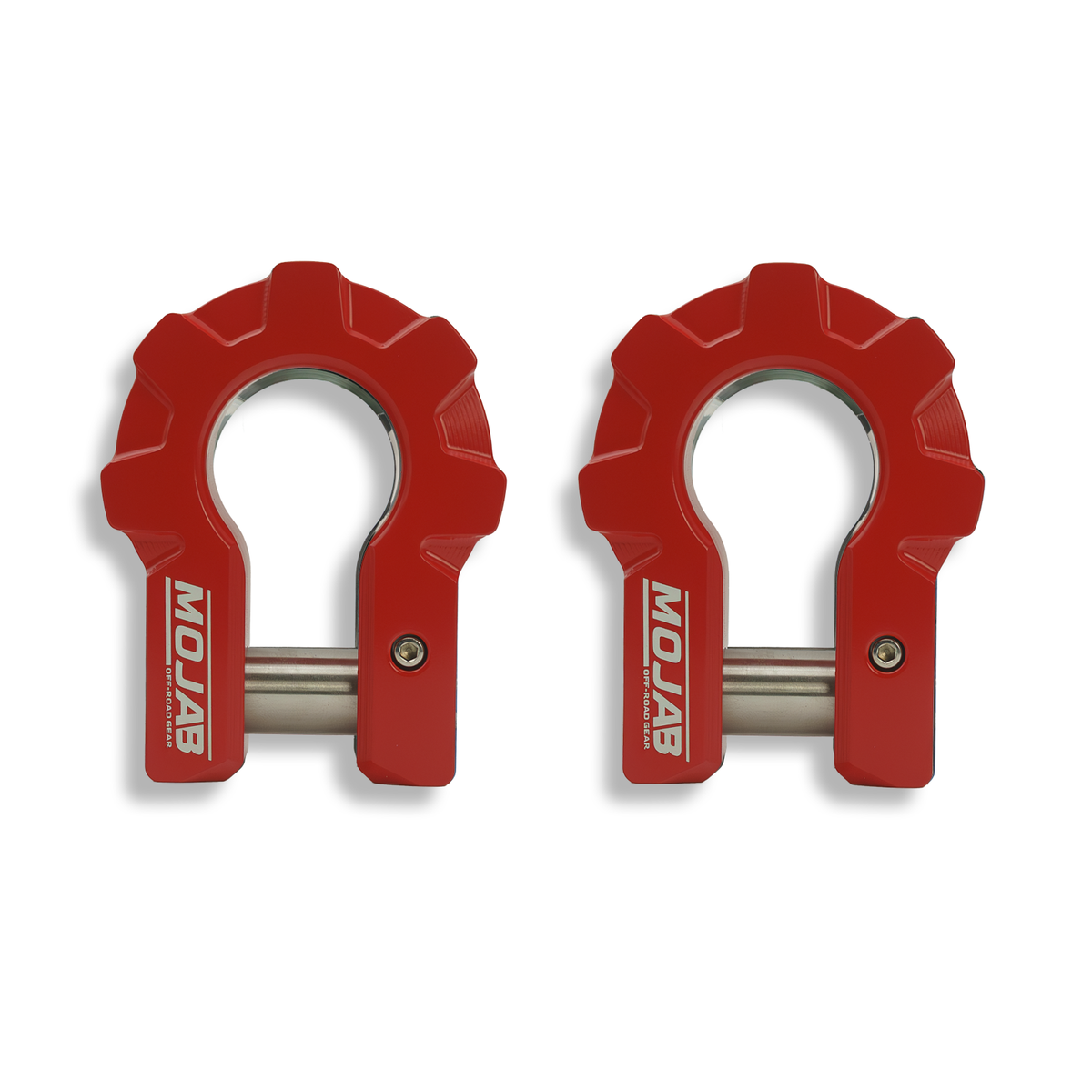 MOJAB | 3/4'' Extreme duty Aluminum D-Shackle set (9T)-Ceramic coated.