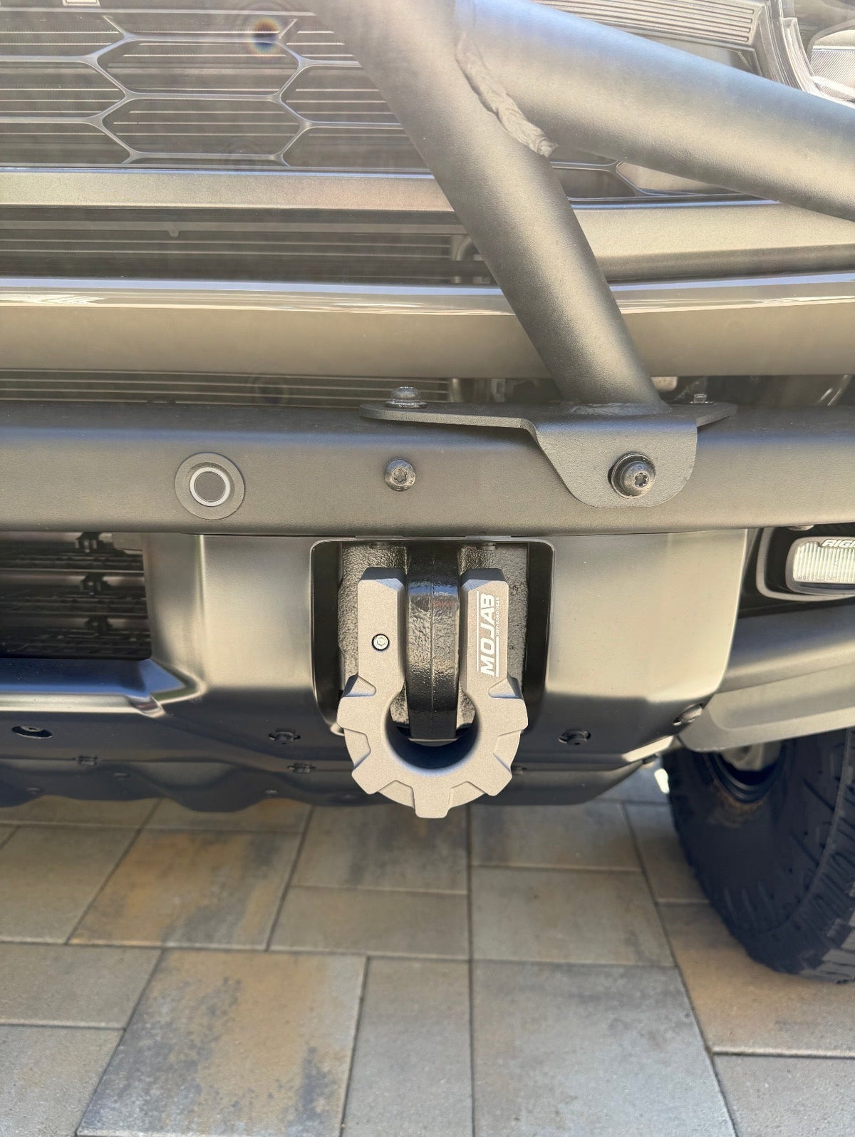 MOJAB | 3/4'' Extreme duty Aluminum D-Shackle set (9T)-Ceramic coated.