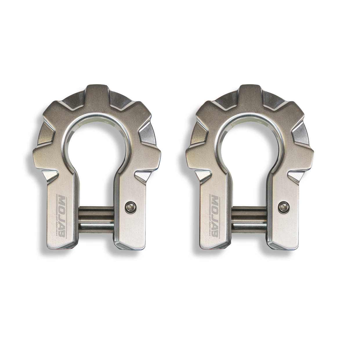 MOJAB | 3/4'' Extreme duty Aluminum D-Shackle set (9T)-Ceramic coated.