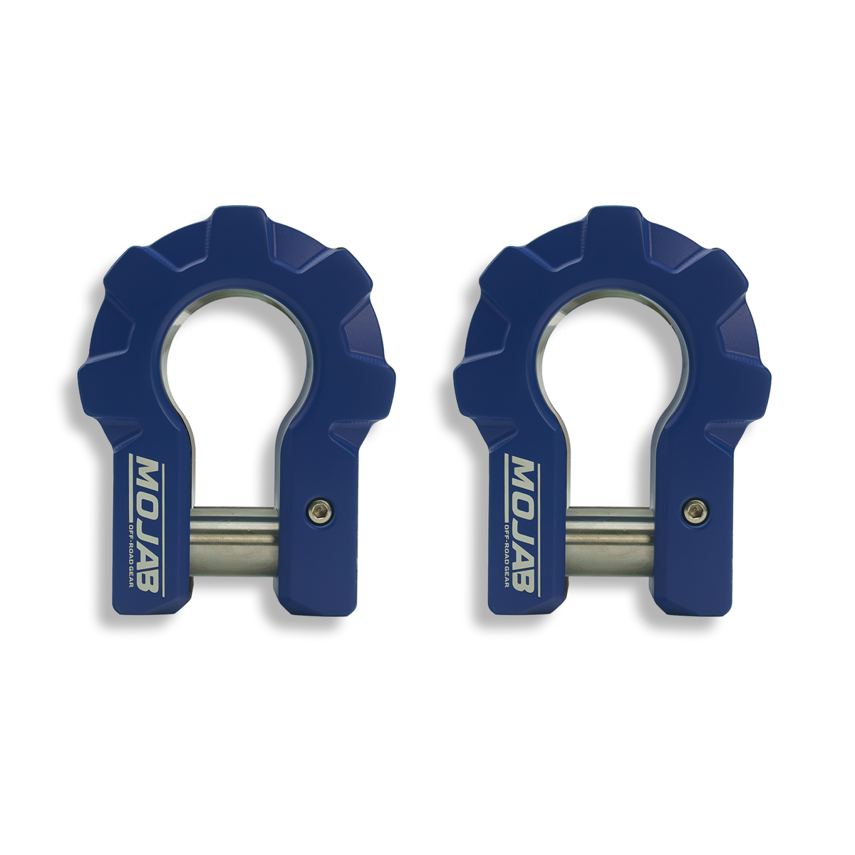 MOJAB | 3/4'' Extreme duty Aluminum D-Shackle set (9T)-Ceramic coated.