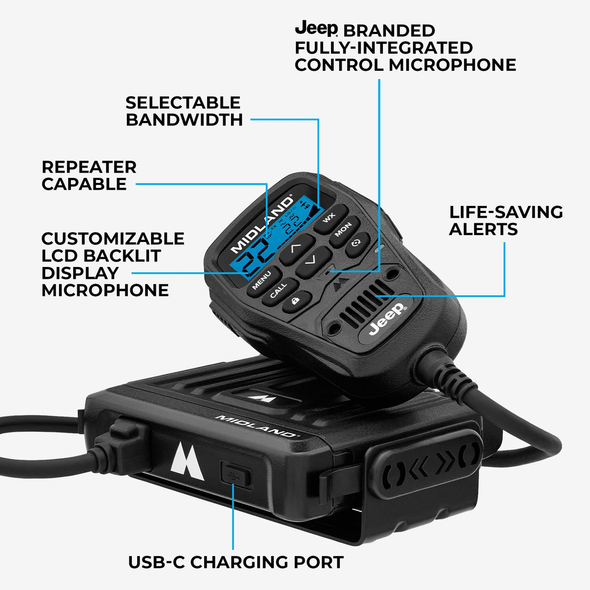 Midland | MXT275J 15W MicroMobile GMRS Two-Way Radio
