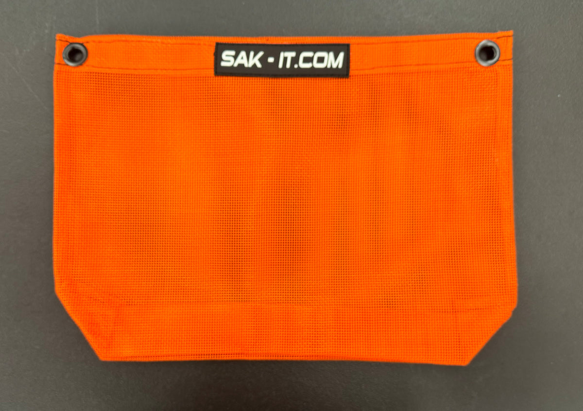 Orange Off-Road Gear bag with SAK-IT logo.