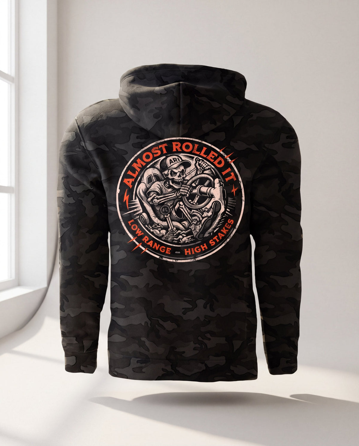 4Lo Skull Camo Hoodie