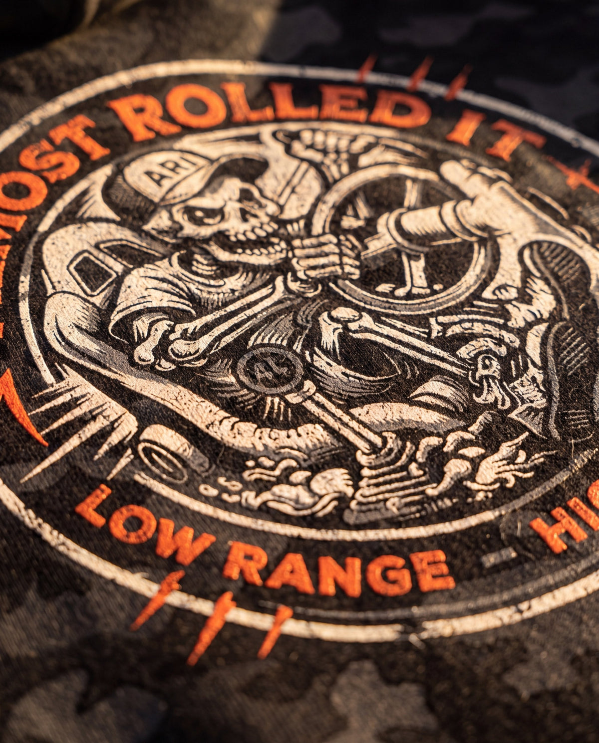4Lo Skull Camo Hoodie