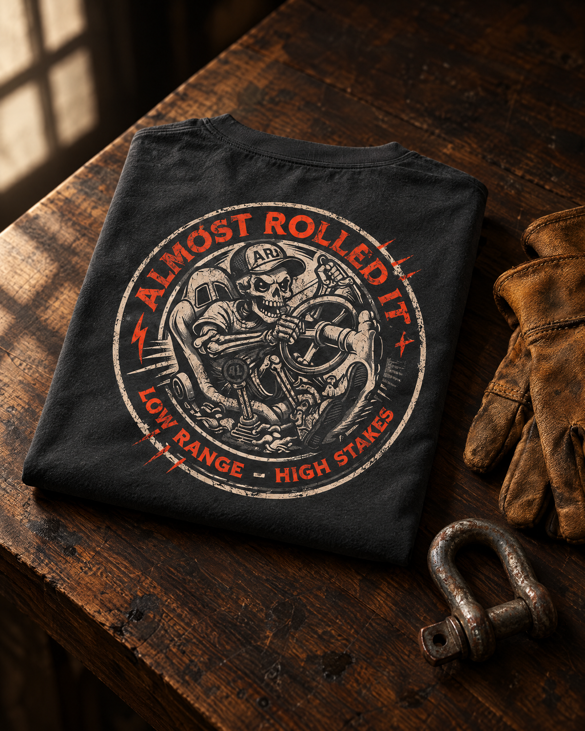 4Lo Skull Tee — Soft Lightweight