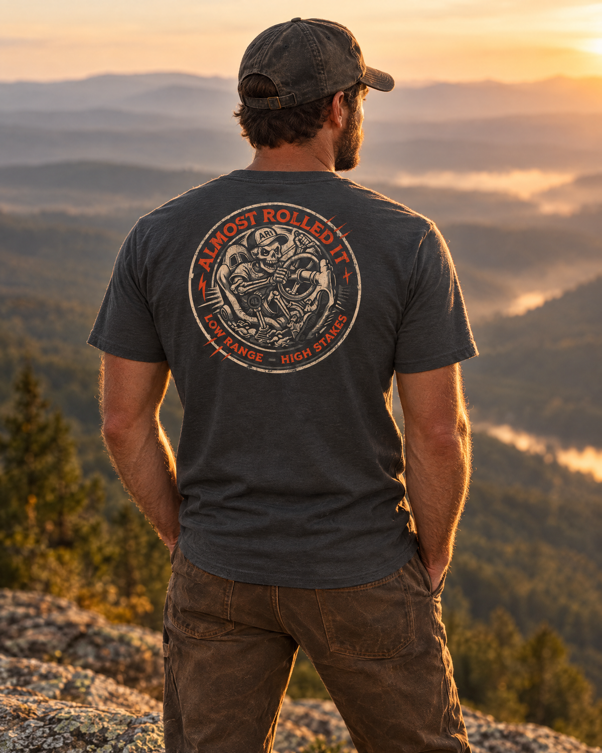 4Lo Skull Tee — Soft Lightweight