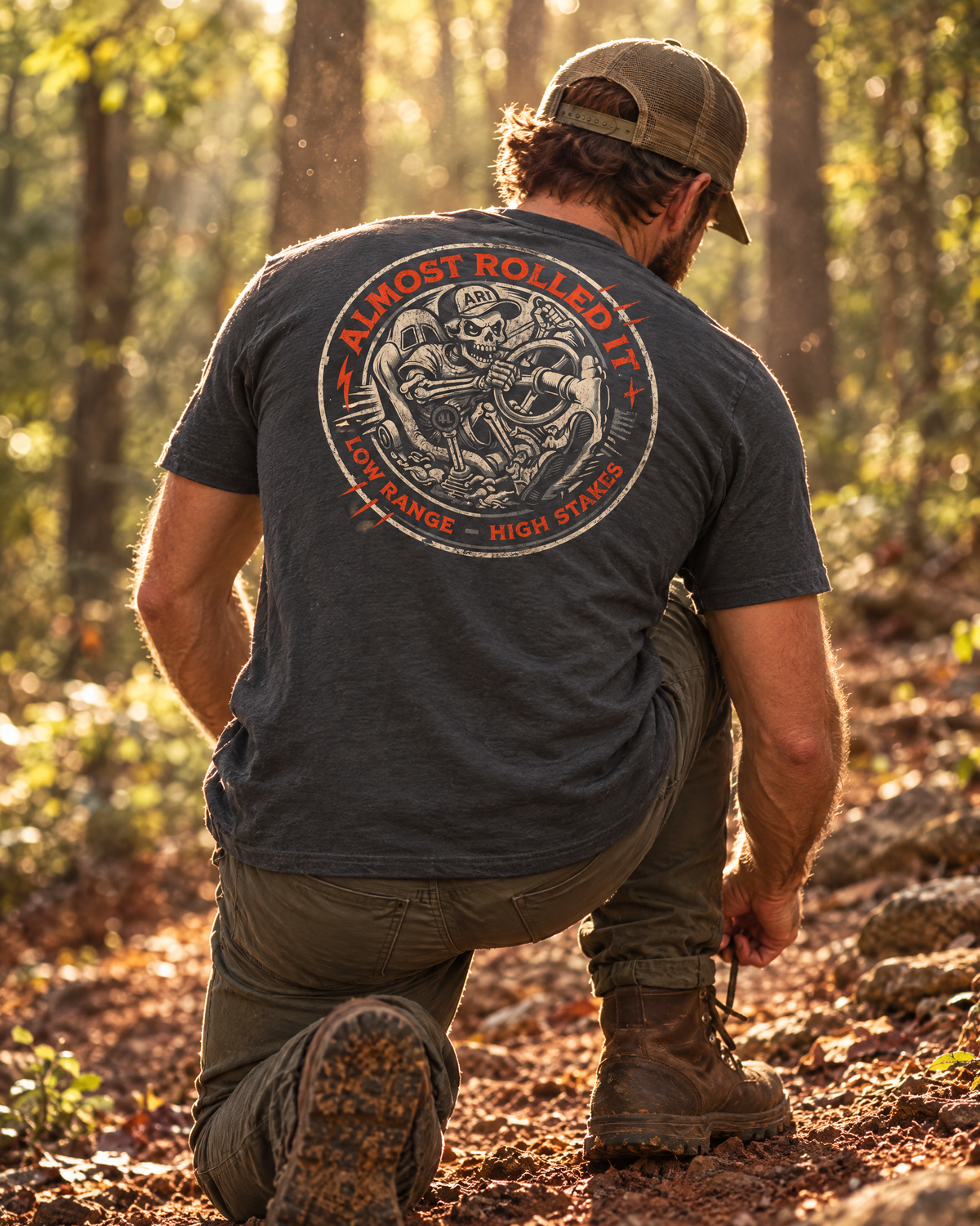 4Lo Skull Tee — Soft Lightweight