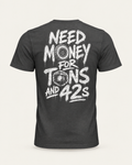 Tons & 42s Tee — Soft Lightweight · Dark Grey