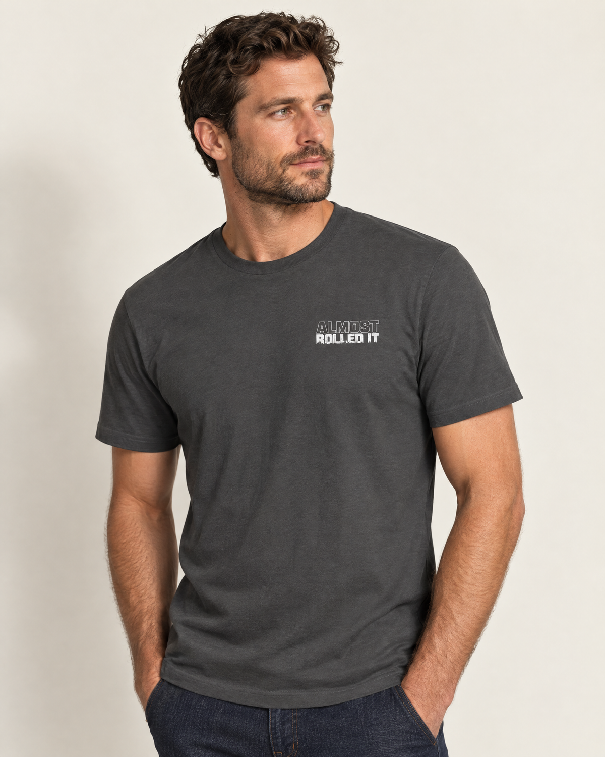 Tons & 42s Tee — Soft Lightweight · Dark Grey